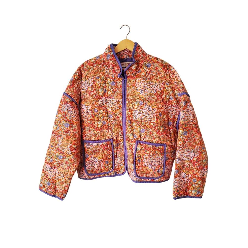 Free People Chloe Print Jacket Candy Combo Colorway Size XS